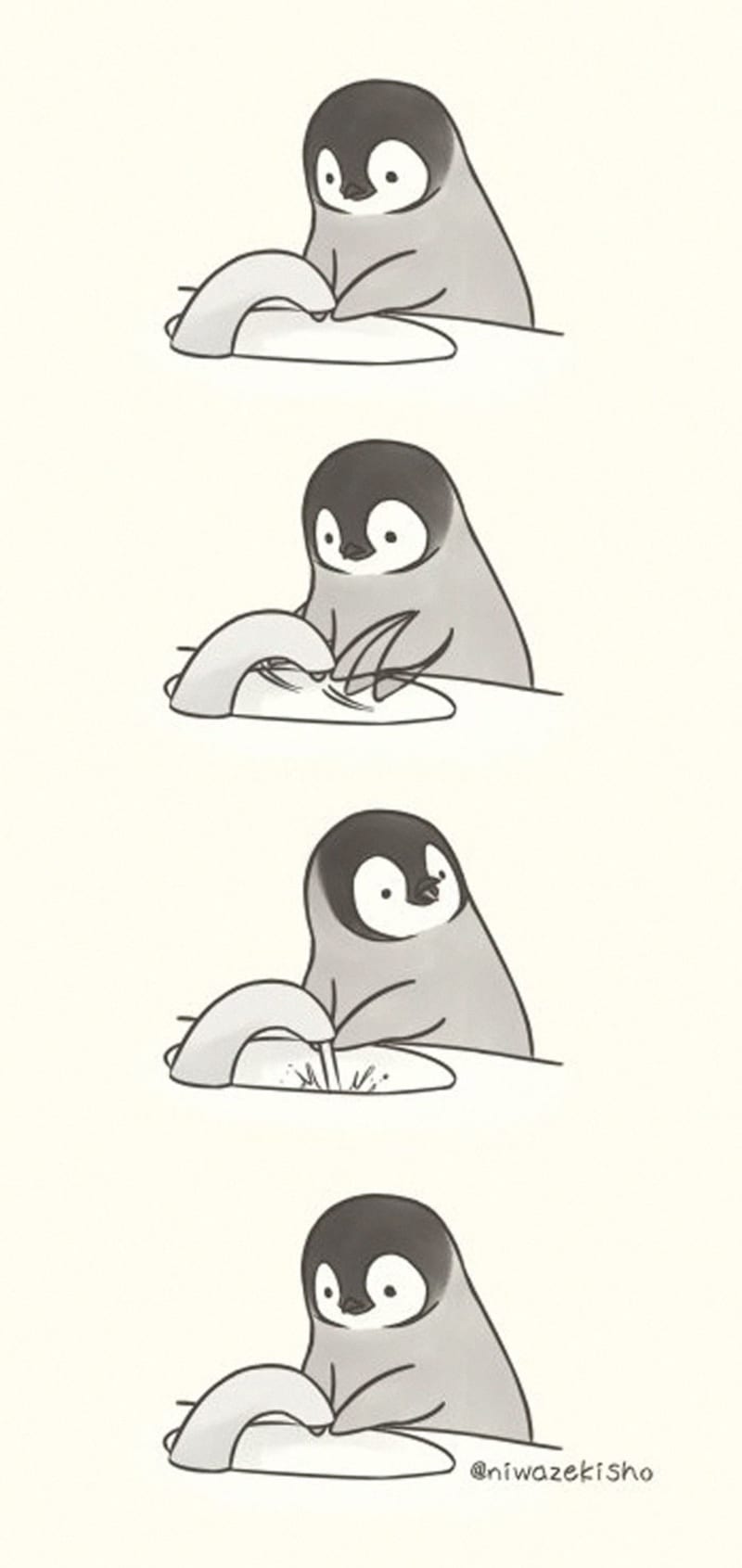 17 roztomilých ilustrací malého tučňáka 8