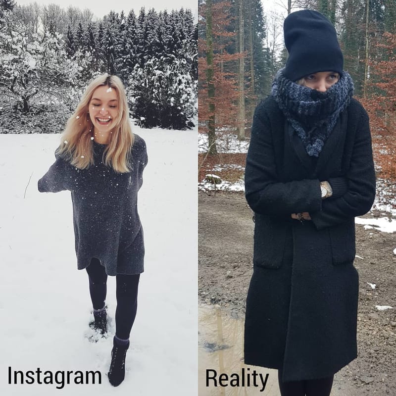 Realita vs. Instagram - fotky 12