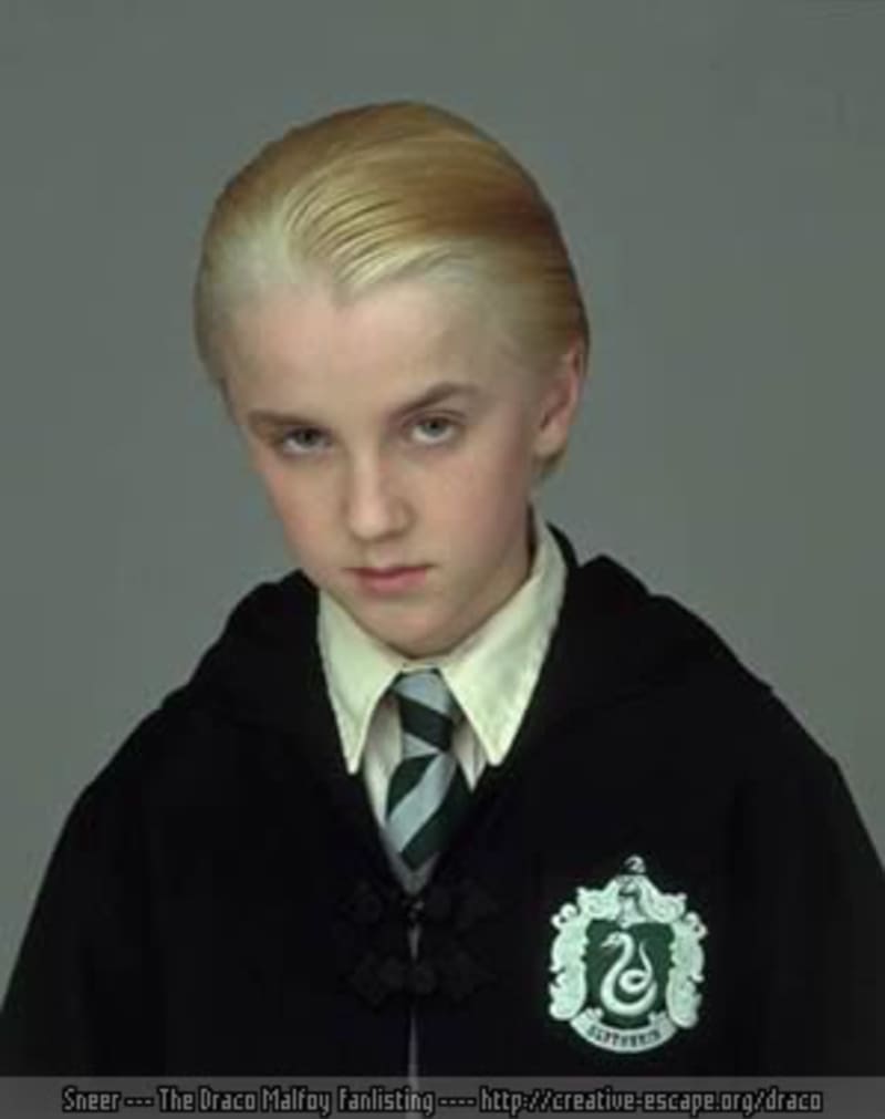 Když se řekne Draco Malfoy, většina z nás si představí tohoto roztomilého blonďáčka.