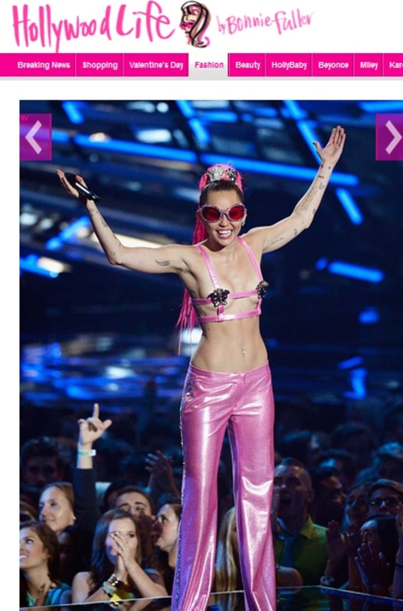 Miley svoje tělo předvádí ráda.