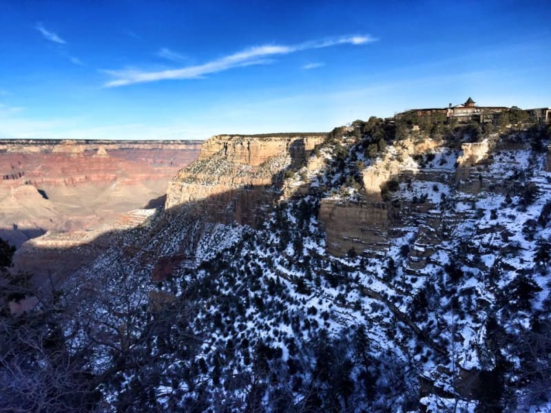 Grand Canyon a jeho nejkrásnější zimní fotografie - Obrázek 35