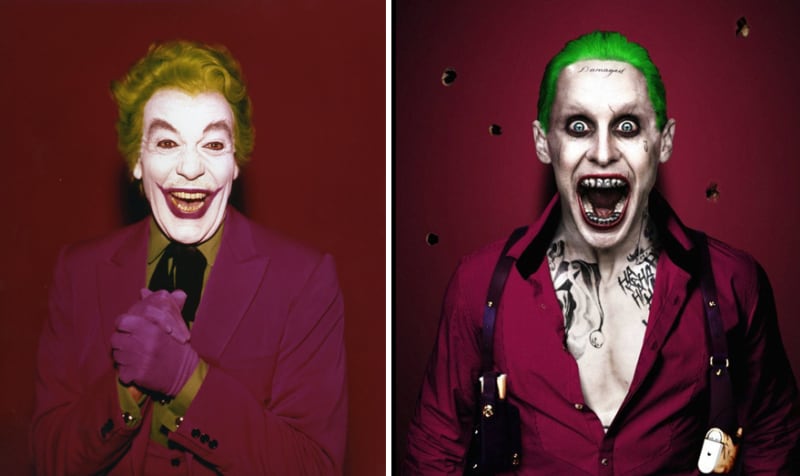 Joker v roce 1966 a 2016.