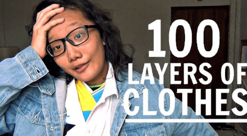 Výzva 100 vrstev oblečení - Obrázek 1