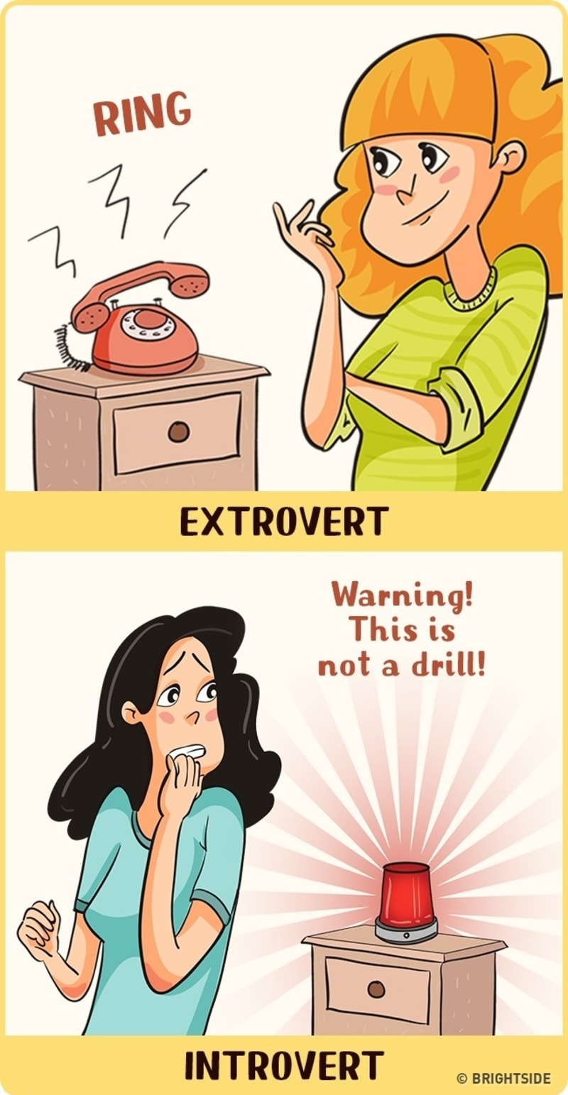 Rozdíl mezi extroverty a introverty 3
