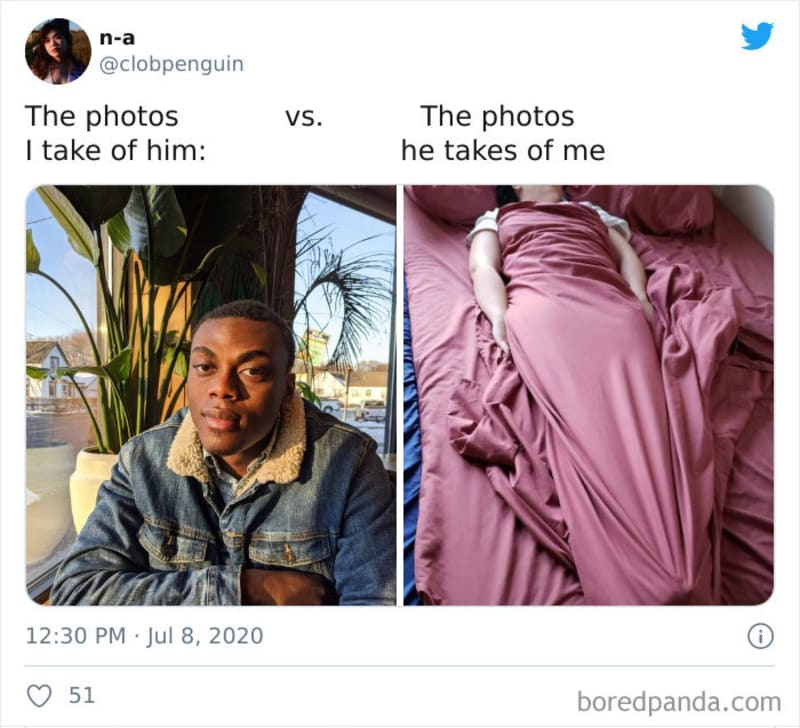 Když fotí přítelkyně vs. když fotí přítel