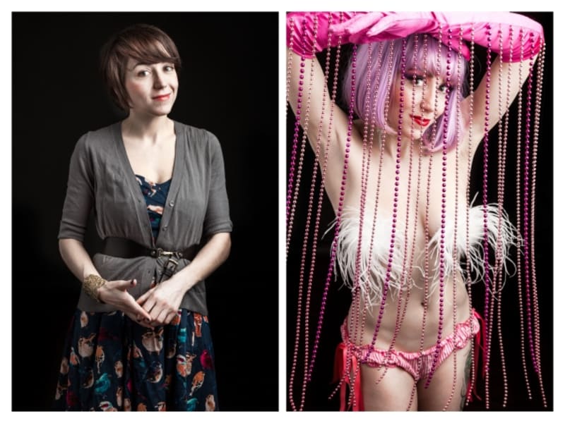 Fascinující fotografie ukazují burleskní tanečnice 'před a po' - Obrázek 2