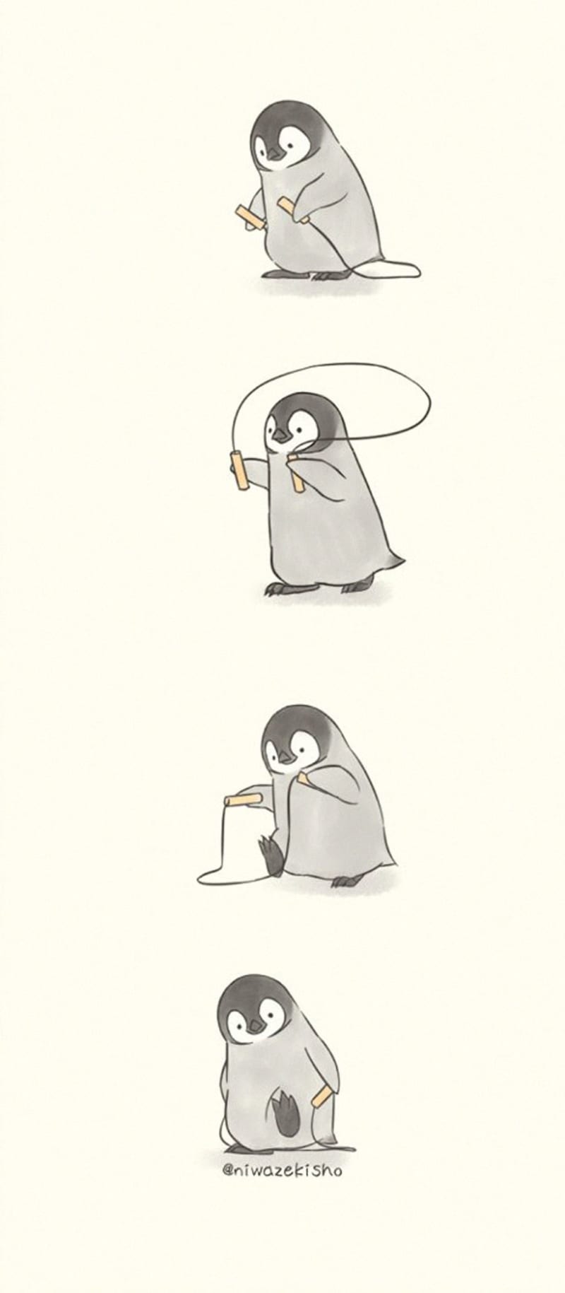 17 roztomilých ilustrací malého tučňáka 1