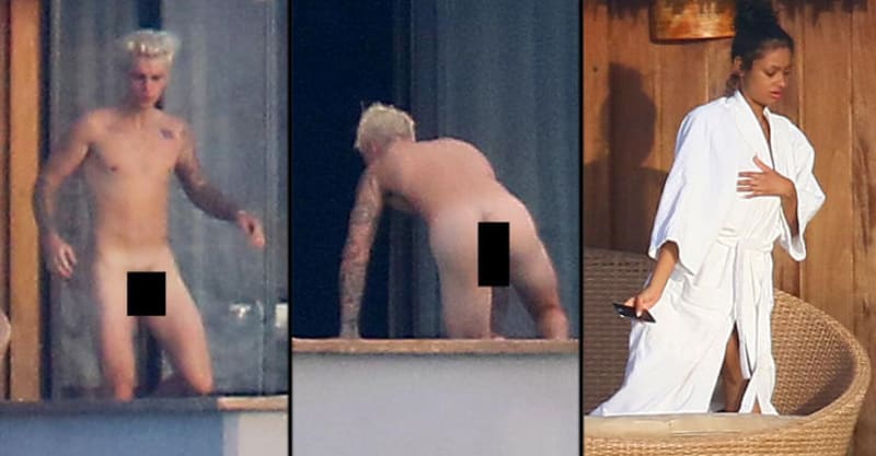 Justina nafotili nahého, když si užíval luxus se svou přítelkyní Jayde Pierce.