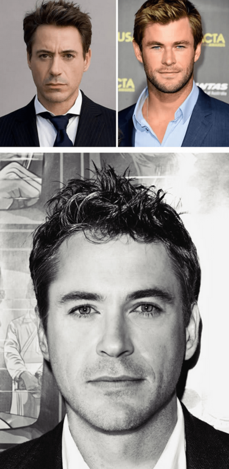 Robert Downey Jr. a Chris Hemsworth