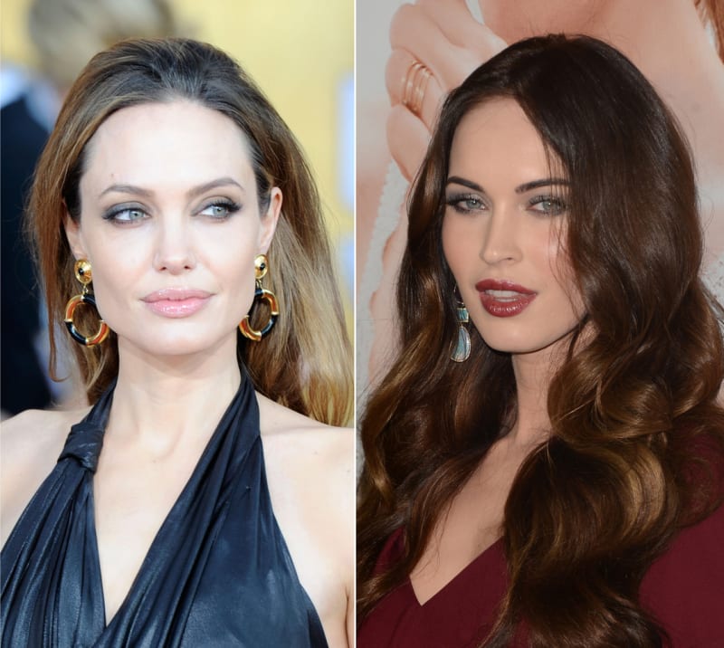 Herečka Angelina Jolie a Megan Fox