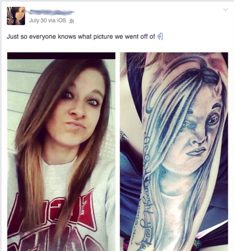 Tetování podle selfíčka...