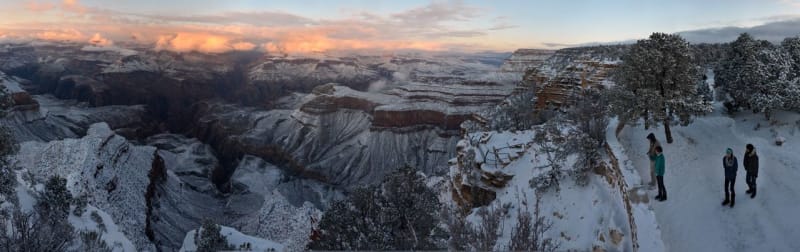 Grand Canyon a jeho nejkrásnější zimní fotografie - Obrázek 22