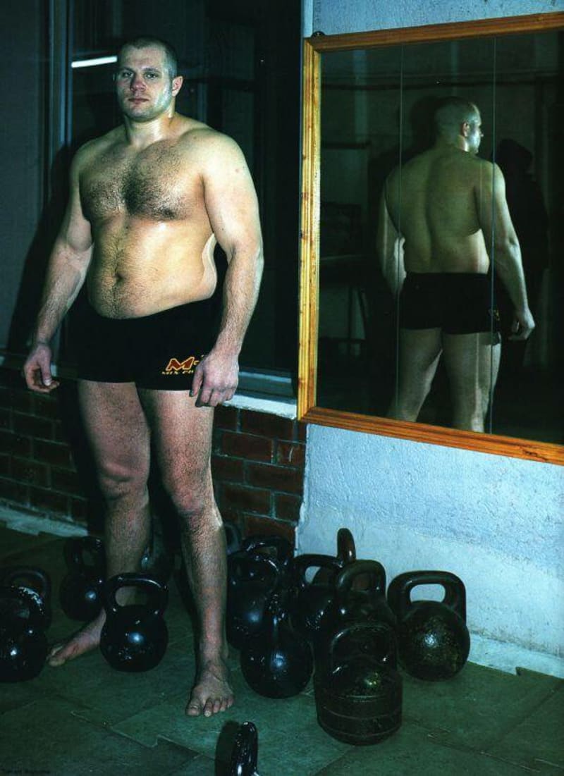Ruský zápasník Fedor Emelianenko, údajně ideální typ muže.