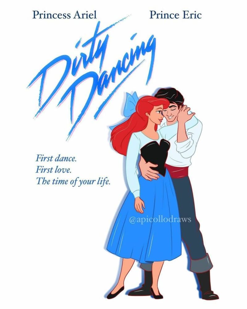Slavné filmové plakáty předělané do postav od Disneyho 24