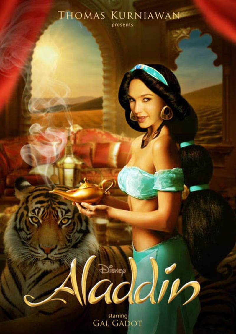 Gal Gadot jako Jasmína v Aladinovi