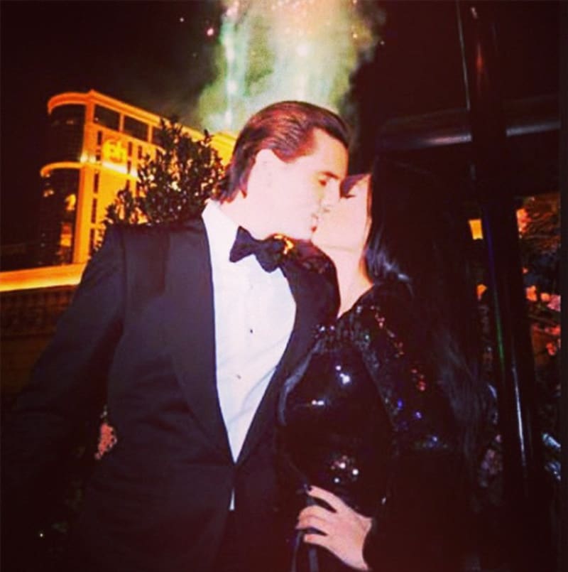 Kourtney Kardashian sdílela polibek se svým Scottem
