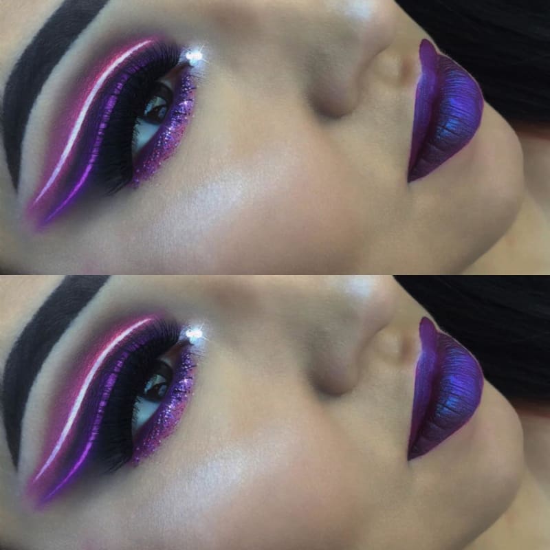 Zářivý neonový makeup - Obrázek 3