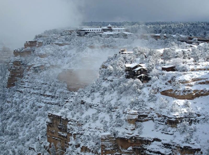 Grand Canyon a jeho nejkrásnější zimní fotografie - Obrázek 14