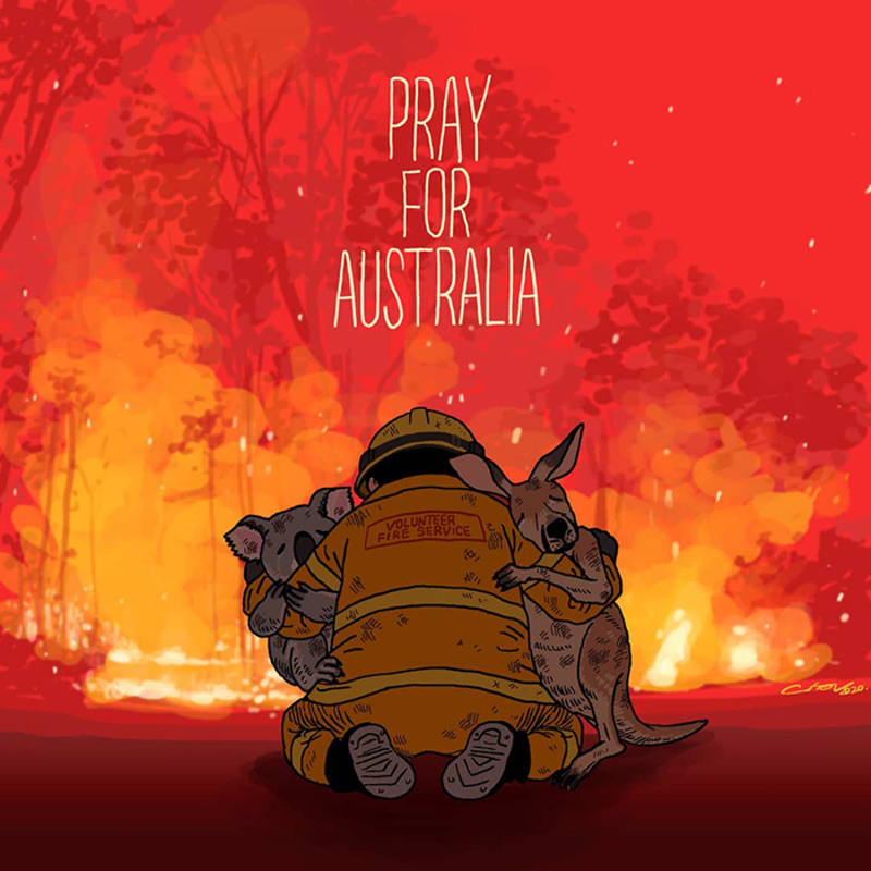 Umělci soucítí s Austrálií  10
