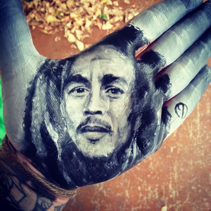 Bob Marley na dlani...
