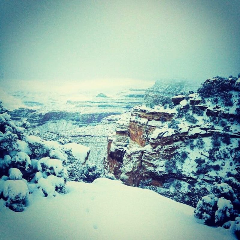 Grand Canyon a jeho nejkrásnější zimní fotografie - Obrázek 28