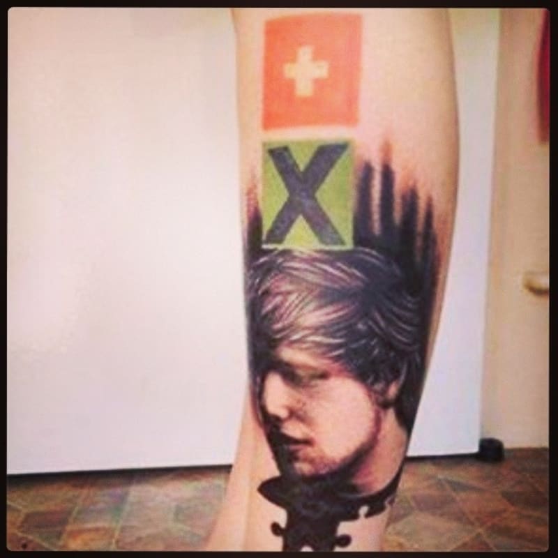 Tetování podle slavných osobností - Ed Sheeran