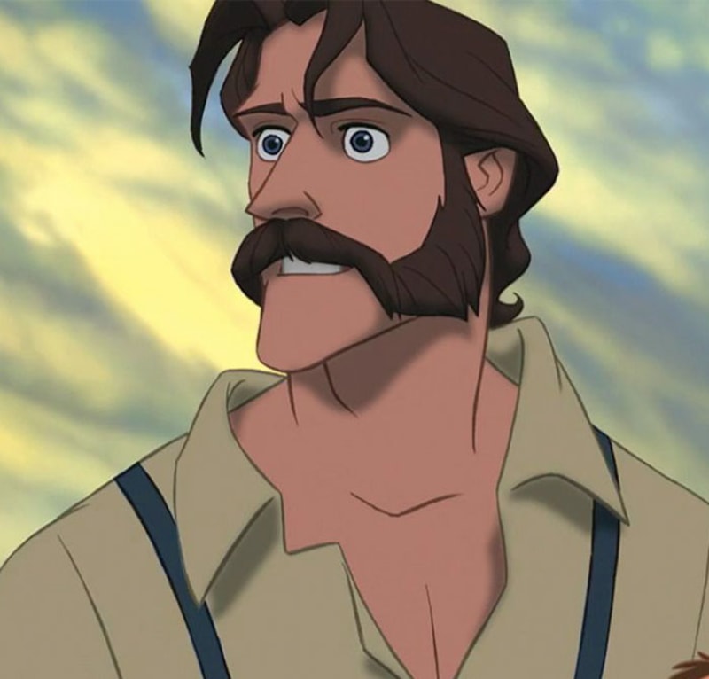 Animovaný otec Tarzana John