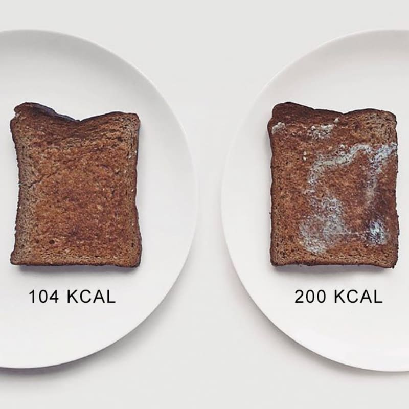 Blogerka srovnala různé druhy jídla podle kalorií - Obrázek 9