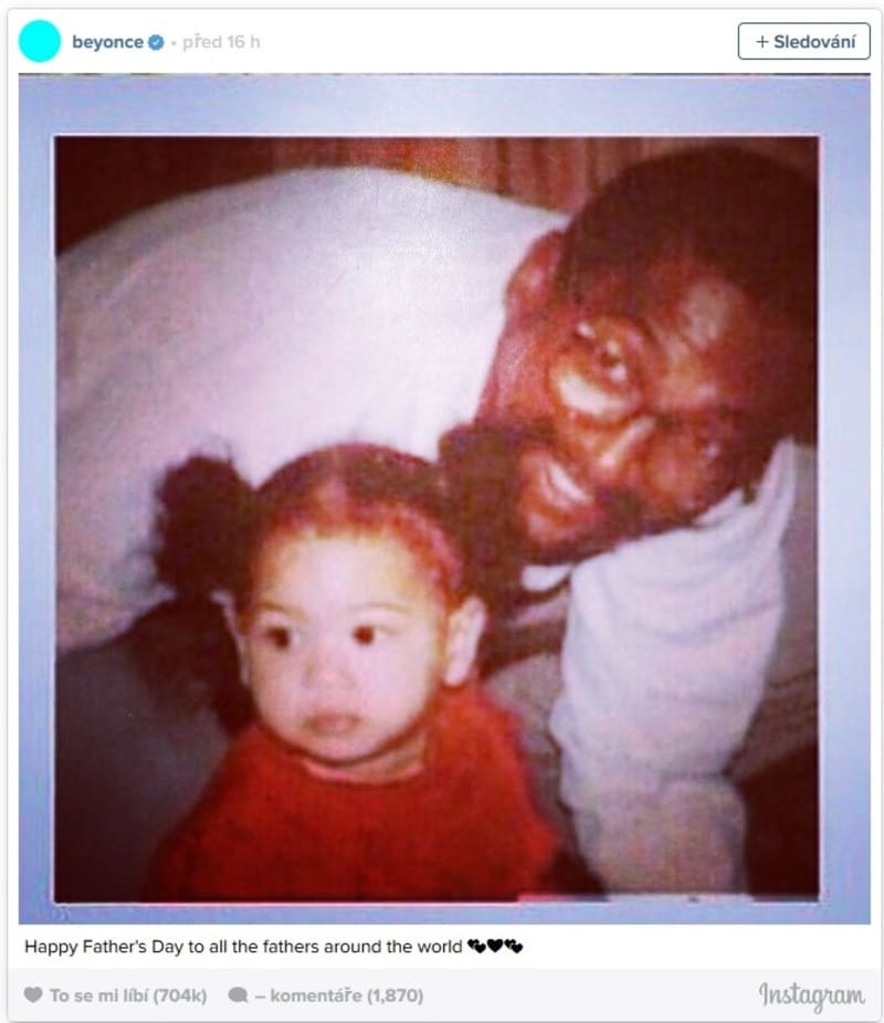 Beyoncé Knowles se svým tatínkem
