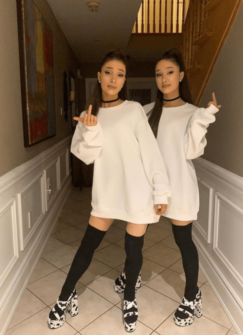 Sestry se stylizují do podoby slavné popové zpěvačky