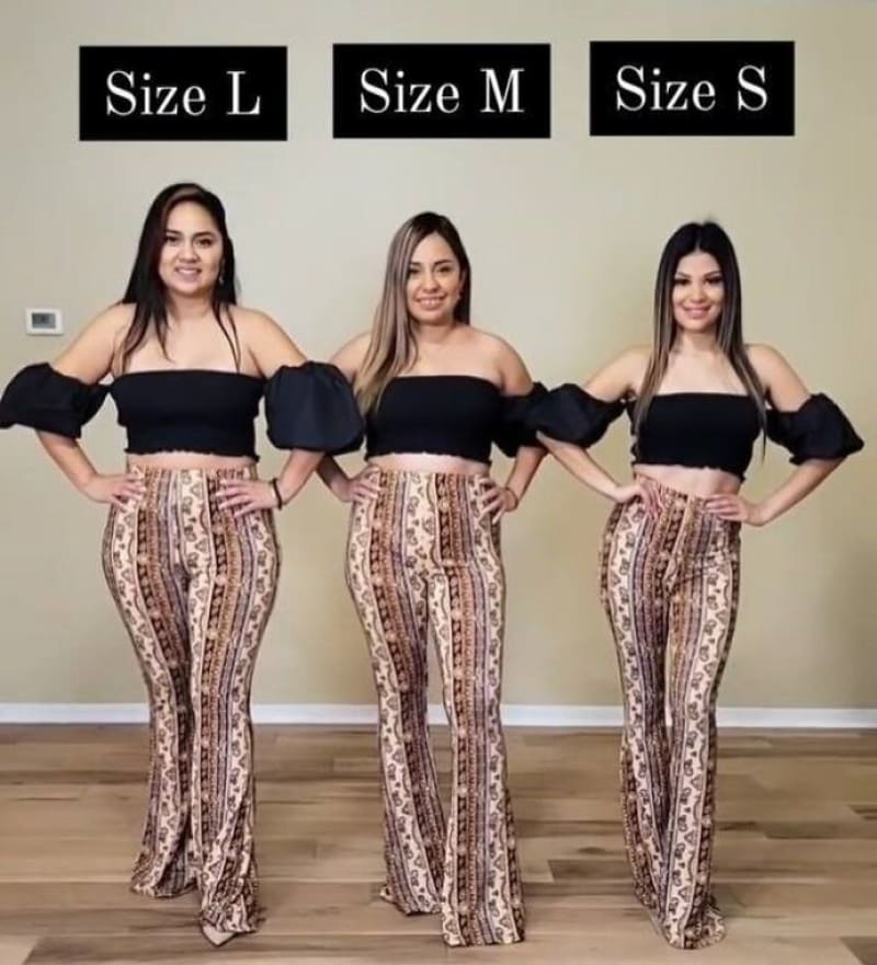 Modelky ukazují oblečení S, M, L  8