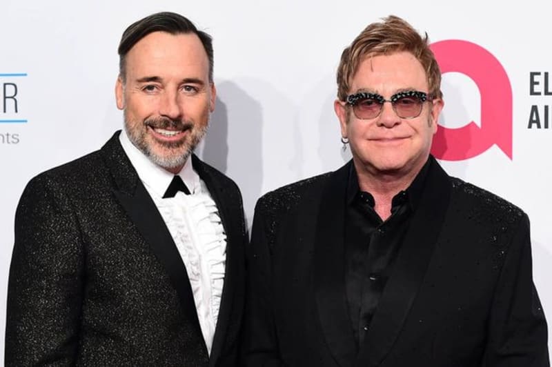 Elton John s manželem Davidem