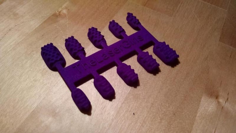 Takto vypadají nehty, které byly vytištěny v 3D tiskárně