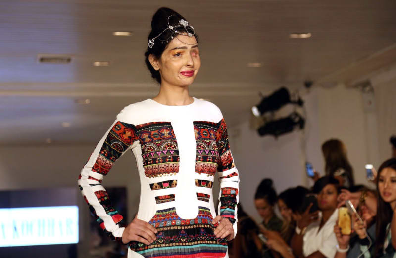 Reshma na newyorském Fashion Weeku