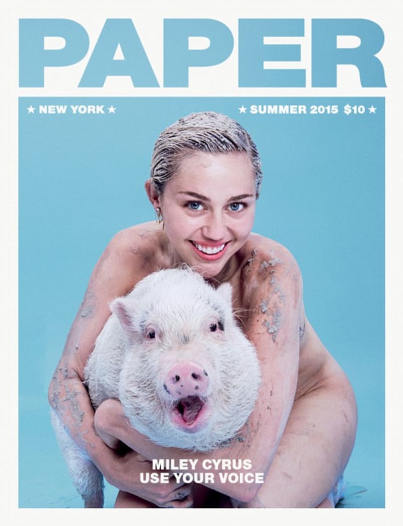 Miley Cyrus a její focení pro časopis Paper - Obrázek 4