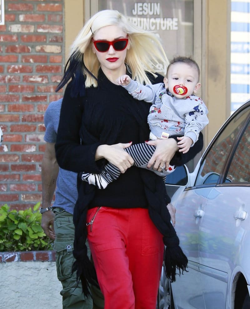 tehulky 2014 - Gwen Stefani s miminkem