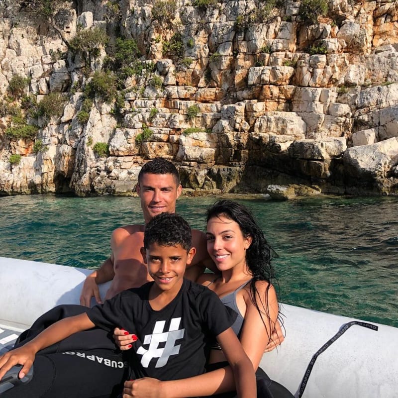 Ronaldo s rodinkou