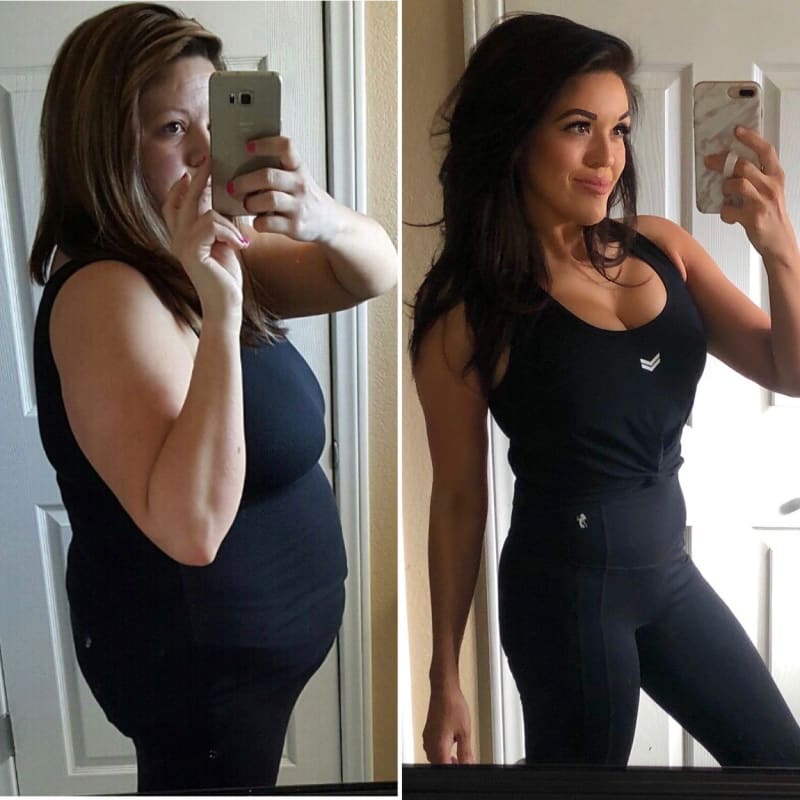 Žena výrazně zhubla po porodu dvojčat 9
