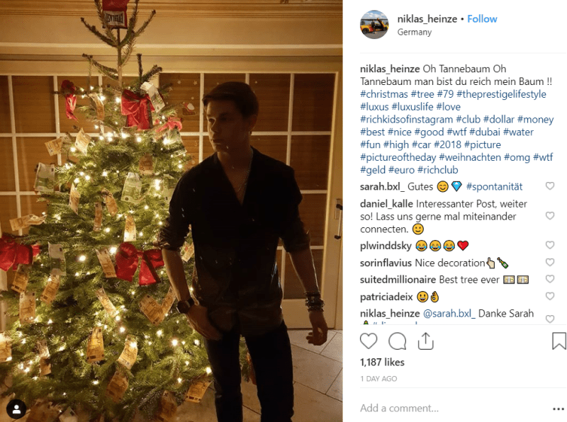 Vánoce bohatých dětí na Instagramu 8