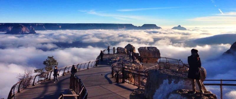 Grand Canyon a jeho nejkrásnější zimní fotografie - Obrázek 1
