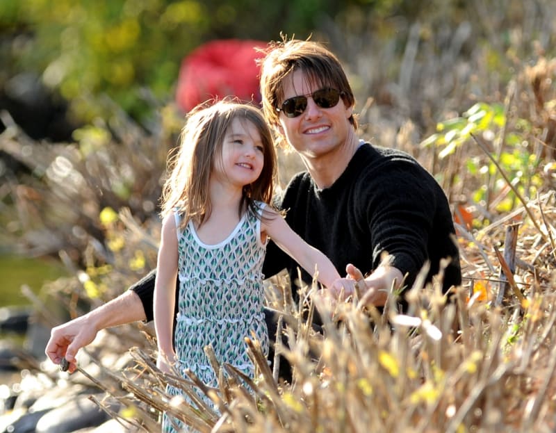 Herec Tom Cruise s dcerou Suri
