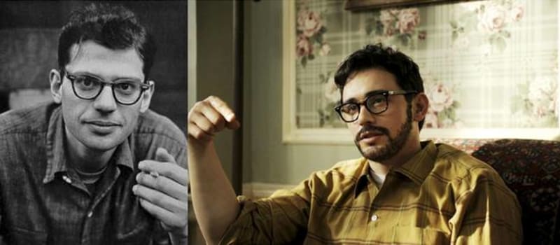 James Franco jako Allen Ginsberg ve filmu Kvílení