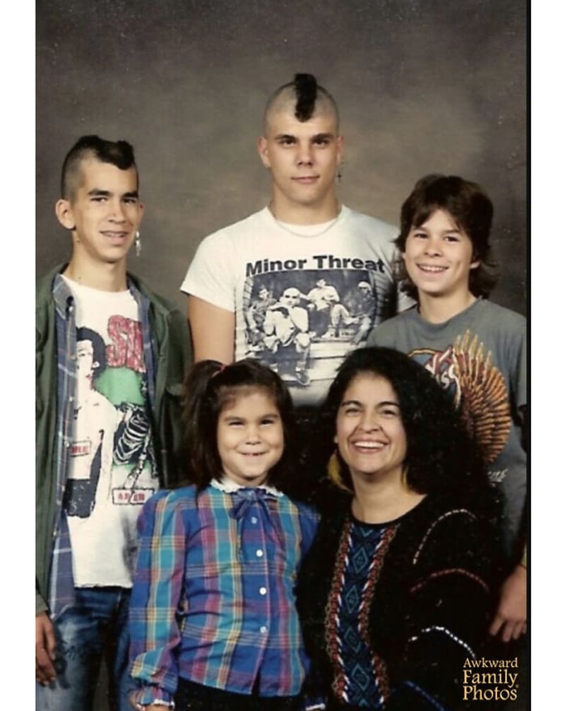 Trapné rodinné fotky