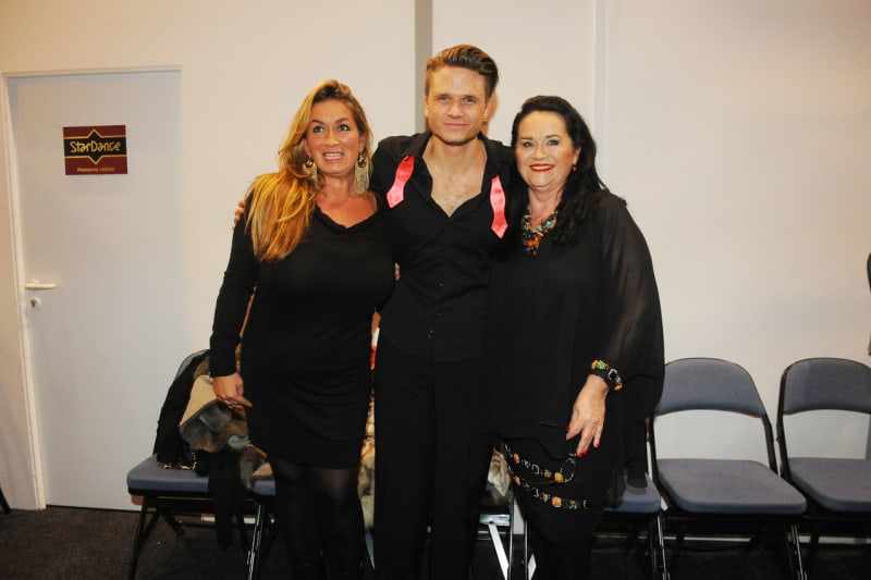 Ondra s maminkou, herečkou Hanou Gregorovou a sestrou Rolou