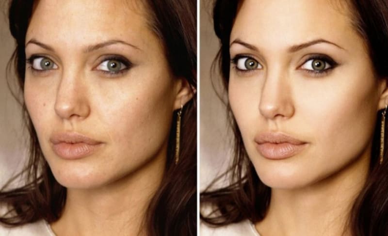Angelina je krásná i bez retuše.