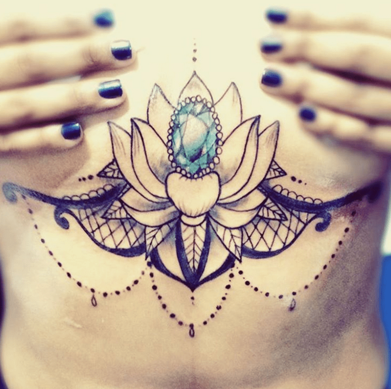 Tetování pod prsy - Obrázek 8