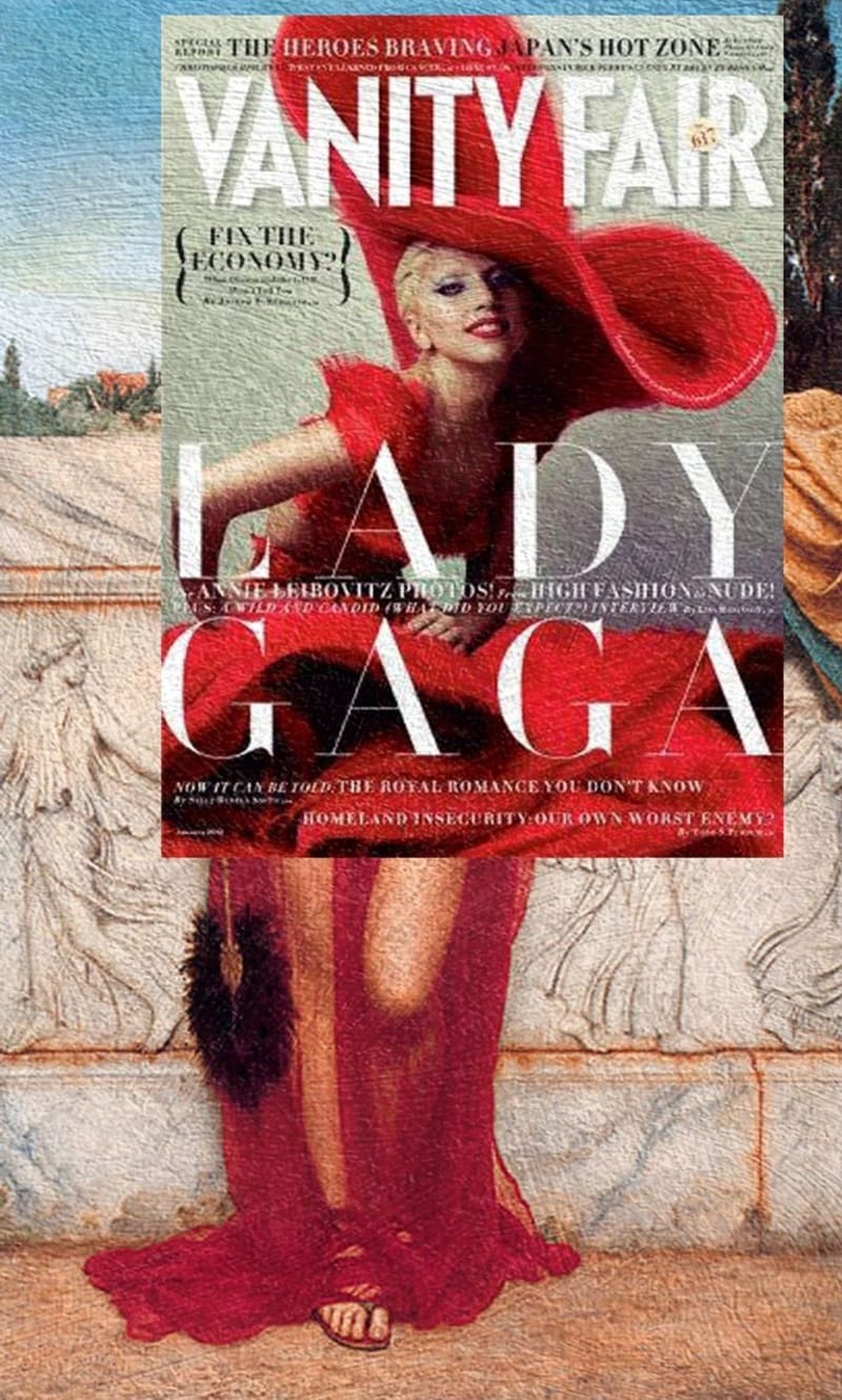 Lady Gaga, Vanity Fair a Athenais od Johna Williama Godwarda
