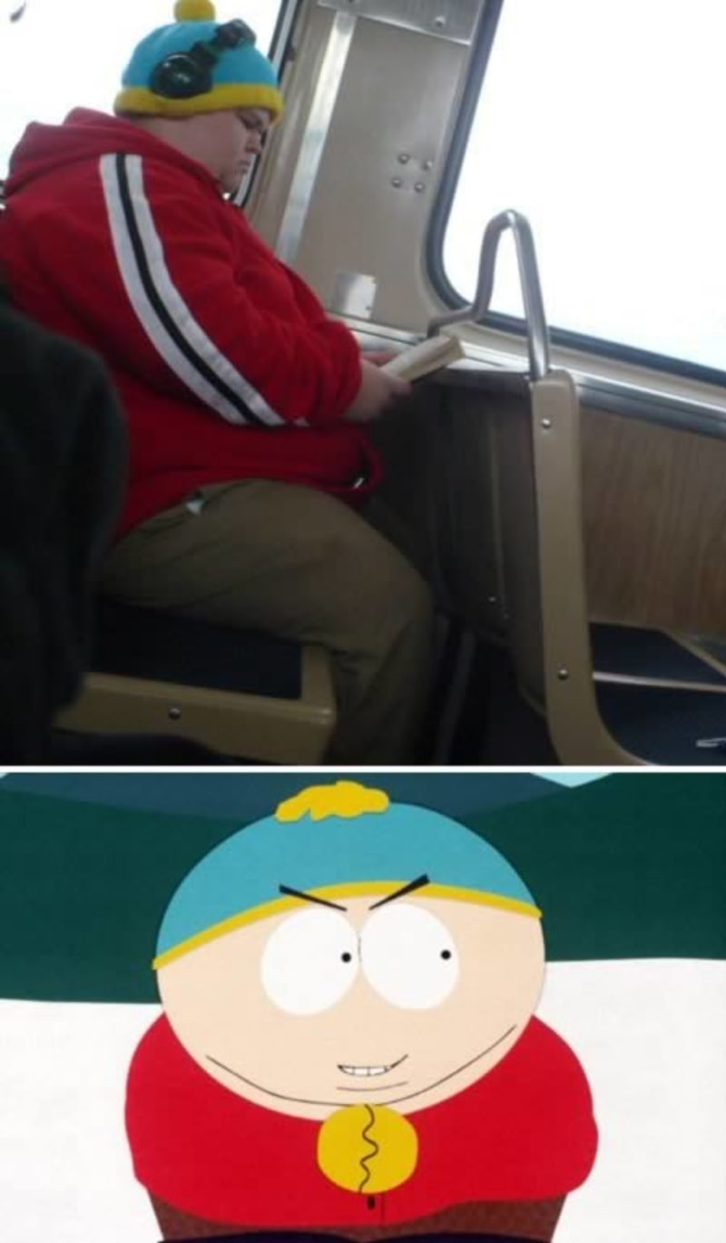 Že by se chlapec inspiroval oblíbeným seriálem South Park?