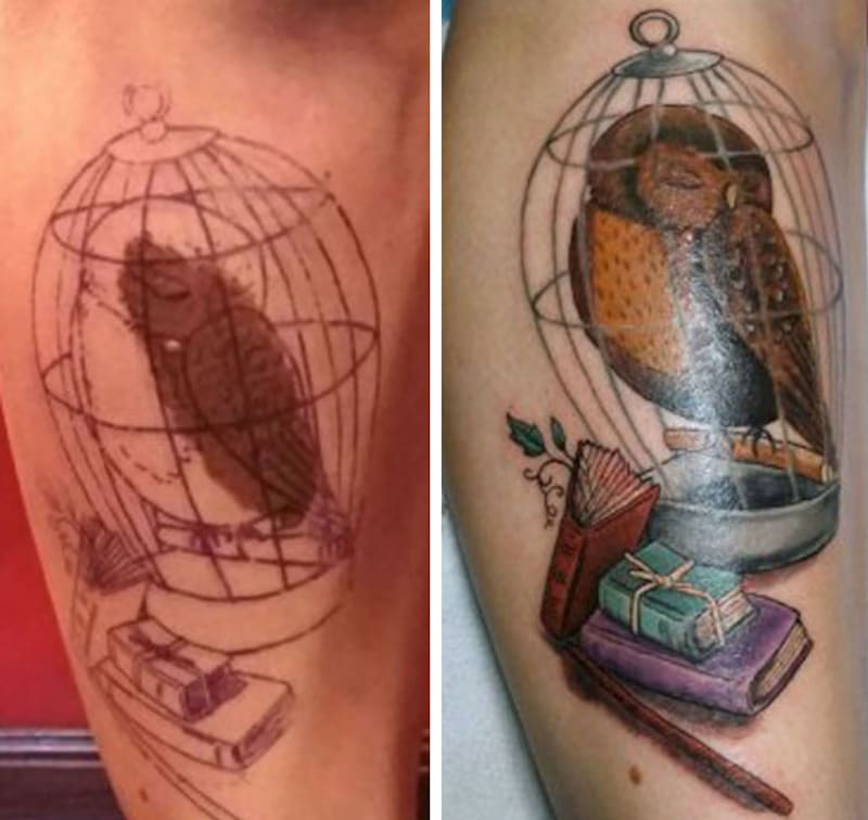 Místo znaménka tetování  13