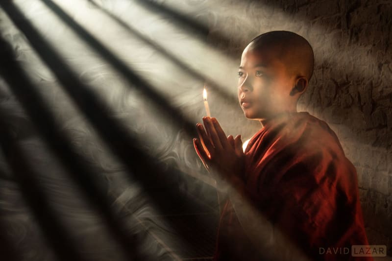 Nováček u mnichů v Baganu